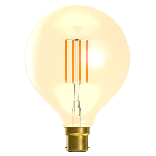 Bell 01471 4W LED Vintage 125mm Globe Dimmable - BC, Amber, 2000K