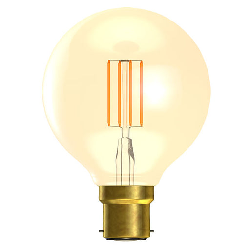 Bell 01473 4W LED Vintage Globe Dimmable - BC, Amber, 2000K