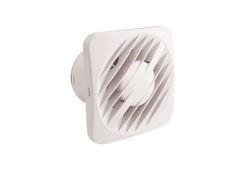 Greenwood Airvac AXS100HT Bathroom/Toilet Humidistat/Timer & Pullcord Fan 100mm