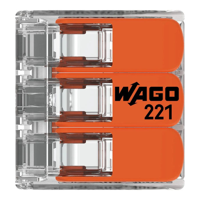 Wago 221-413 Compact Splicing Connector (Pack of 50)