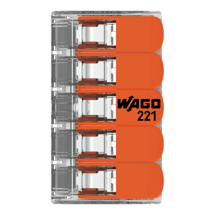 Wago 221-415 Compact Splicing Connector (Pack of 25)