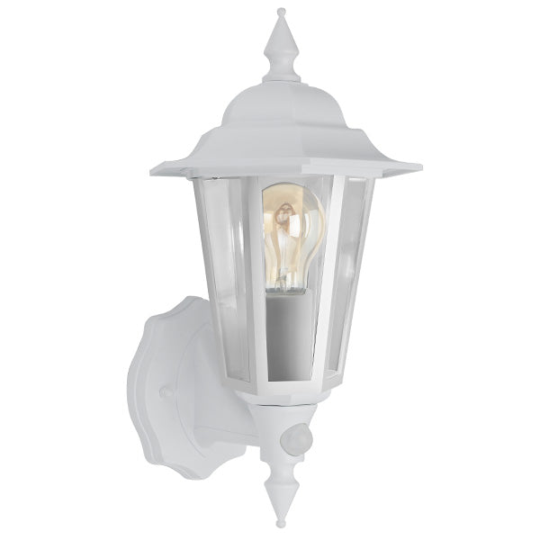 Bell Lighting 10363 Retro Lantern White with PIR (lamp not included)