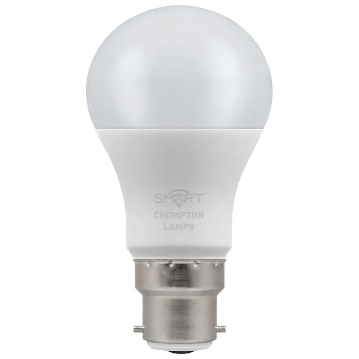 Crompton Lamps 12325 LED Smart GLS Thermal Plastic Dimmable 8.5W RGBW 3000K BC-B22d