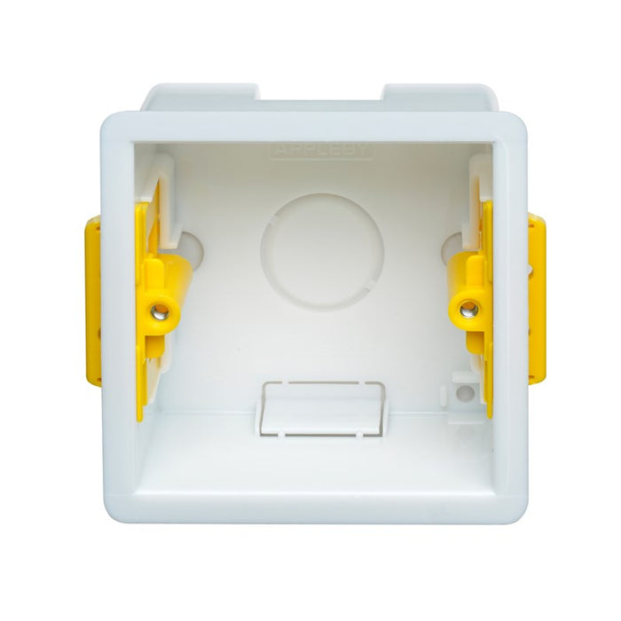 Appleby SB632 1G 47mm Dry Lining Installation Box with Adjustable Lugs