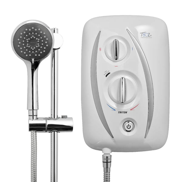 Triton SP8008ZFFTHM T80Z Thermostatic Fast Fit Electric Shower - 8.5kW