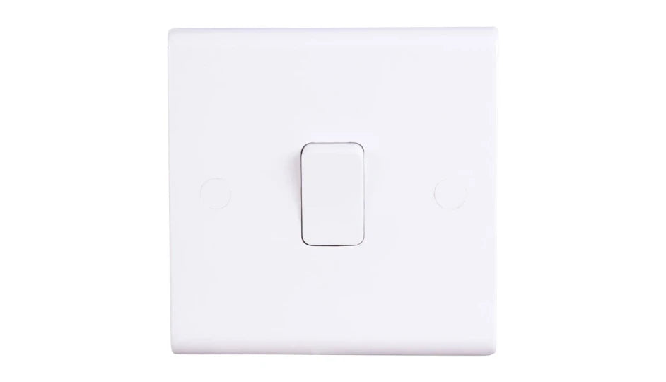 Deta Slimline S1202 1G 1W 10A White Switch