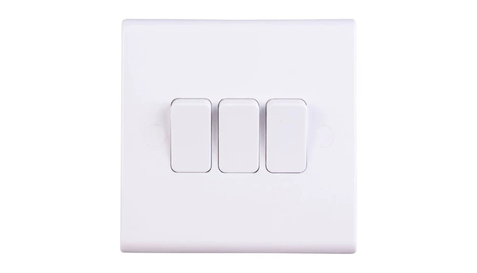 Deta Slimline S1205 3G 2W 10A White Switch