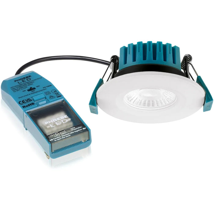 Crompton Lamps 17092 4W/6W/8W 2700K/3000K/4000K/6000K Firesafe Integrated LED Downlight Dimmable