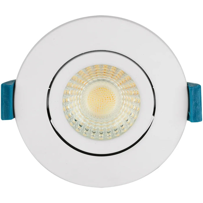 Crompton Lamps 17153 4W/6W/8W 2700K/3000K/4000K/6000K Firesafe Adjustable Integrated LED Downlight Dimmable