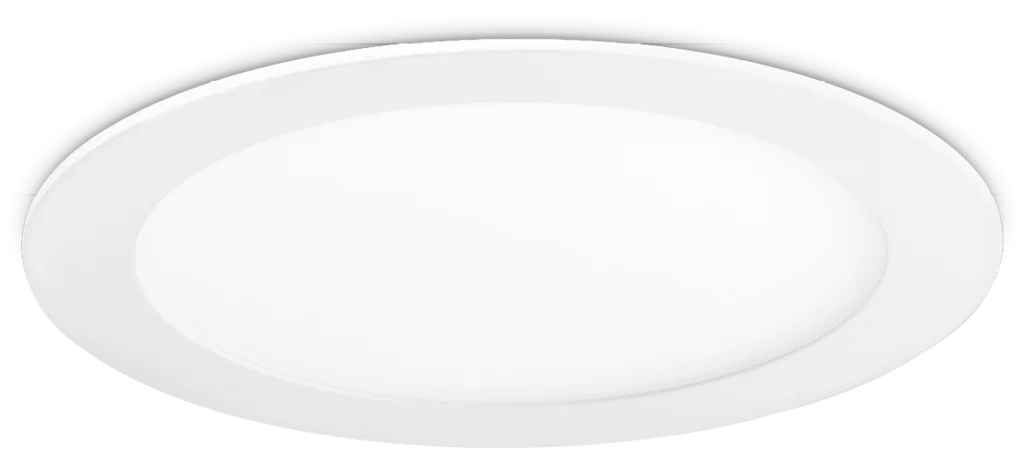 Kosnic NYO8IN18-W30 Nyos, Circular Panel Downlight, 8 inch, 18W, 3000K