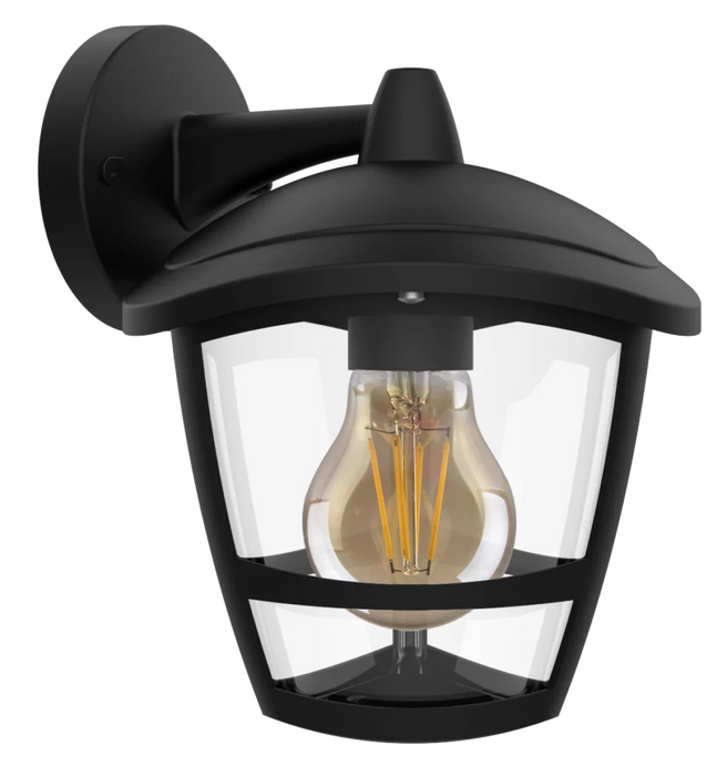 Kosnic DAIT-BLK Daintree Wall Lantern Top Arm with E27 Black