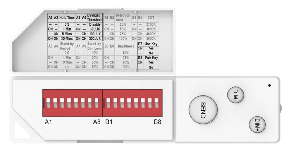 Kosnic RMT-UNI Universal Remote Control for Kosnic Motion Sensors