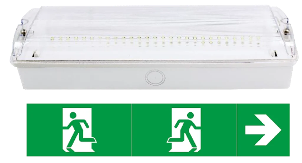 Kosnic MUL0105/ST Mulu self-test EME light & exit sign 1W/5W 6500K