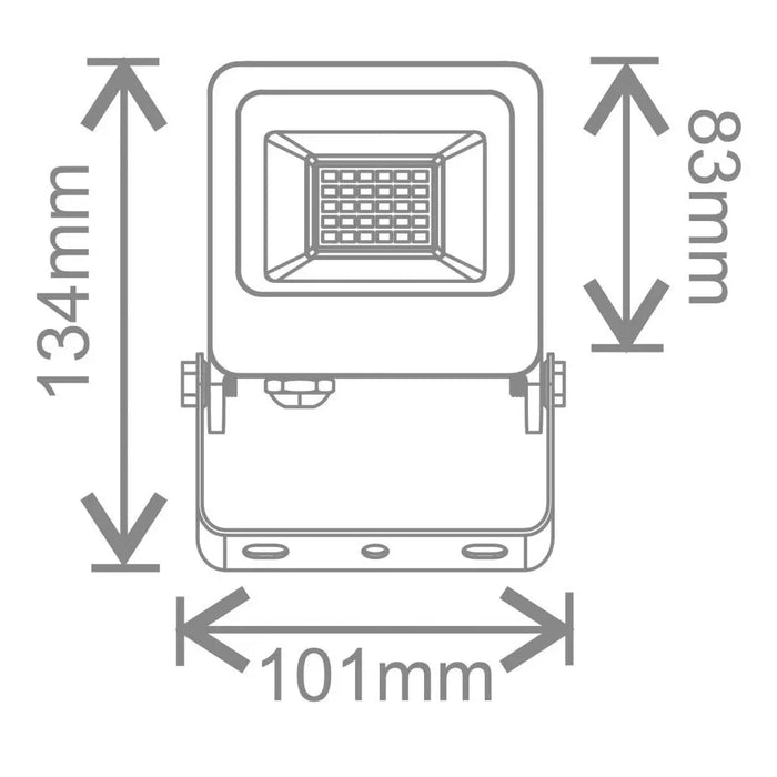 Kosnic VEN10-SCT Ventas II IP65 floodlight 10W CCT switch w/remote