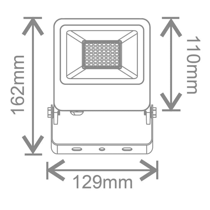 Kosnic VEN20-SCT Ventas II IP65 floodlight 20W CCT switch w/remote