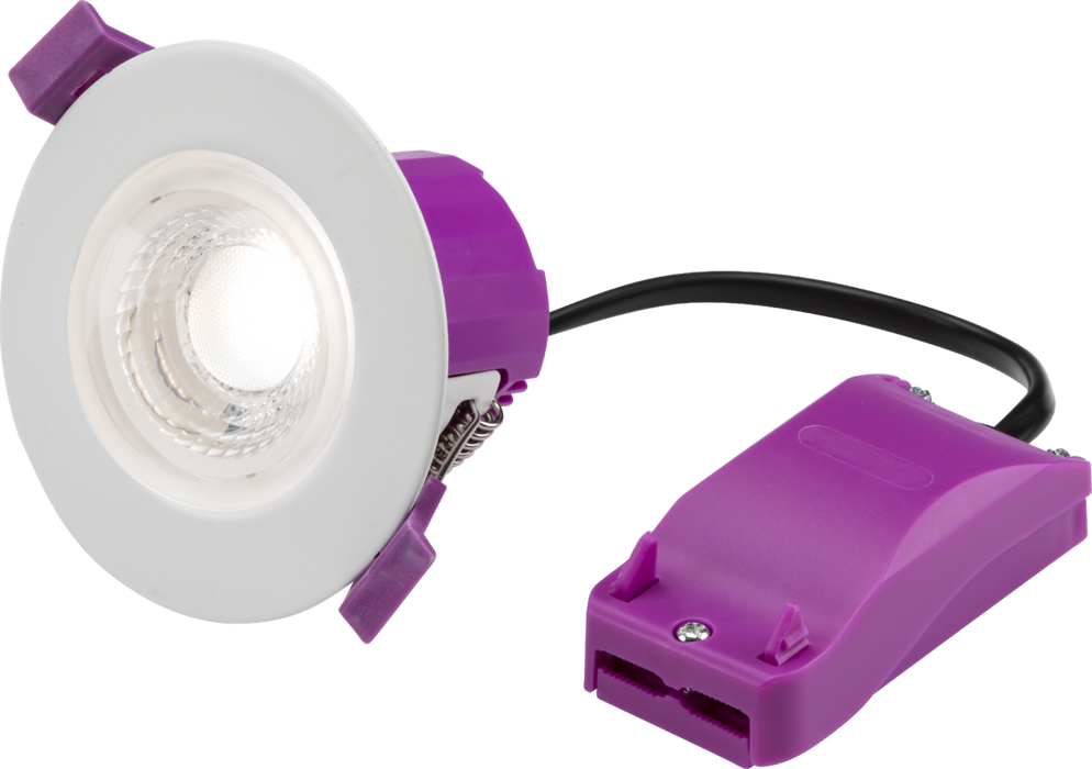 Knightsbridge RE6CTF RenuLED Fixed - 6W IP65 Fire-rated LED Downlight with 3 x CCT