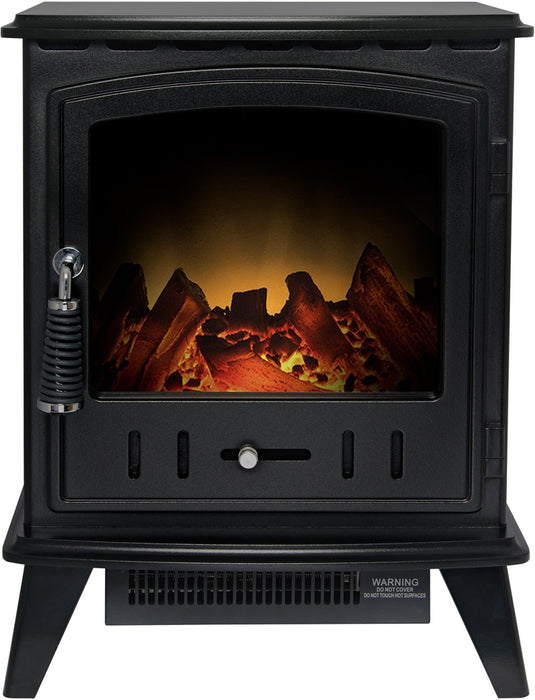 Adam Fire 15787 Adam Aviemore Electric Stove in Textured Black