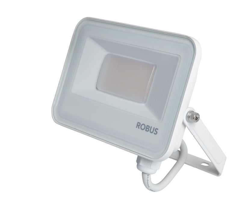 Robus RST1020CCT3-01 SELEST PLUS 10W/20W Floodlight IP65 CCT3 White c/w 1m flex