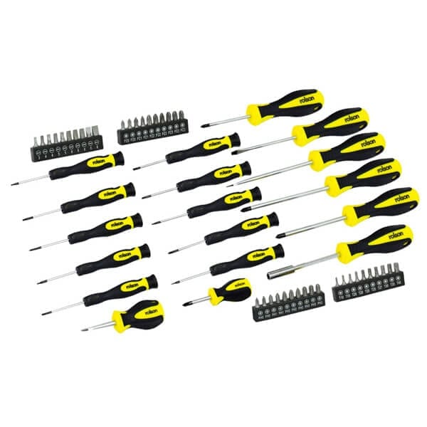 Rolson 28882 58pc Screwdriver Set