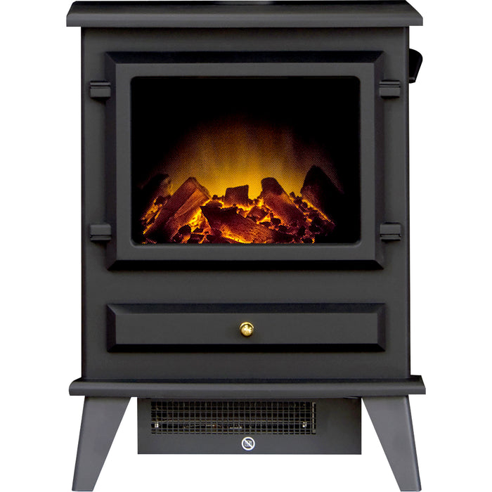 Adam Fire 13300 Adam Hudson Electric Stove in Black