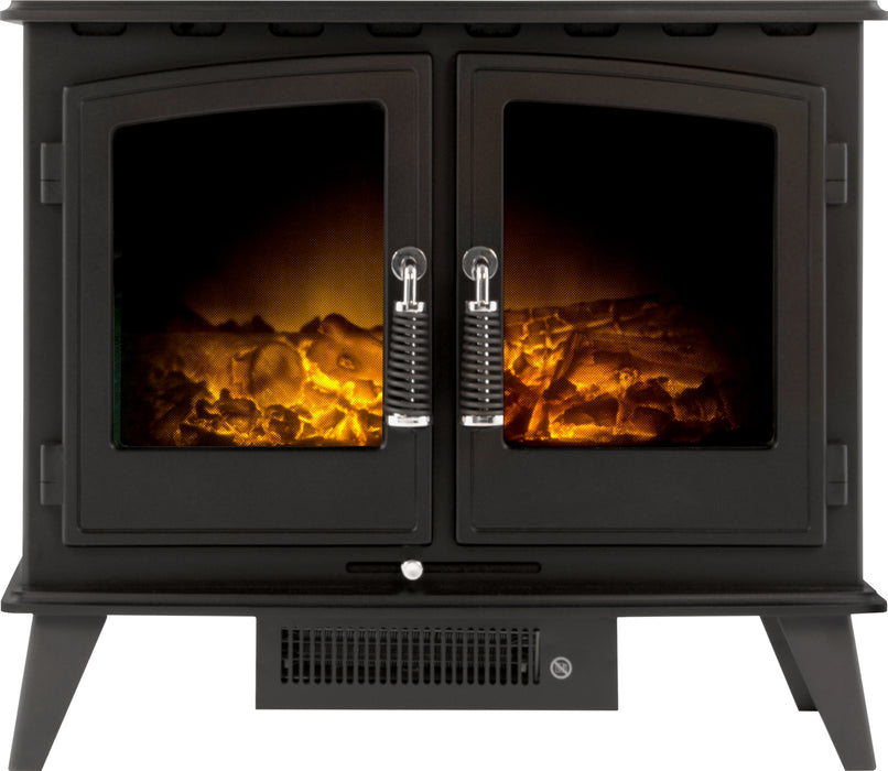 Adam Fire 13369 Adam Woodhouse Electric Stove in Black