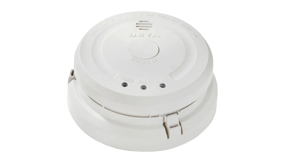 Deta 1169 Carbon Monoxide Alarm 240V with 9V Replaceable Battery Back Up