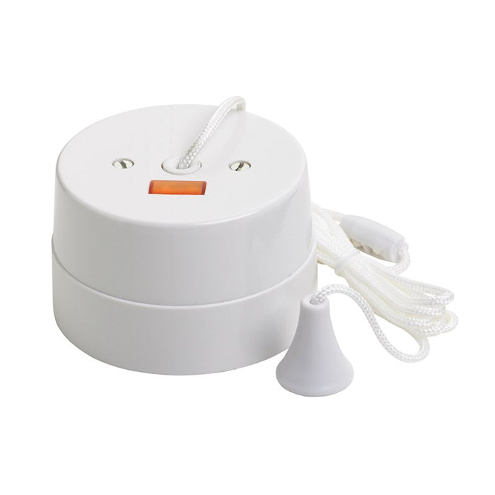 Crabtree 2163 16A Double Pole Ceiling Switch With Neon