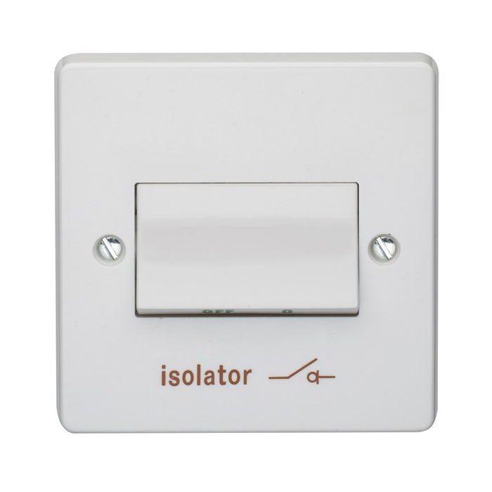 Crabtree 4017 6A Triple Pole Isolator Switch With Isolator Symbol