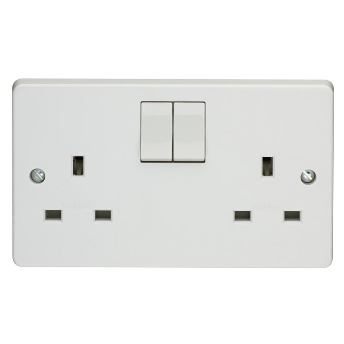 Crabtree Capital 4306/D 13A 2 Gang Double Pole Switched Socket