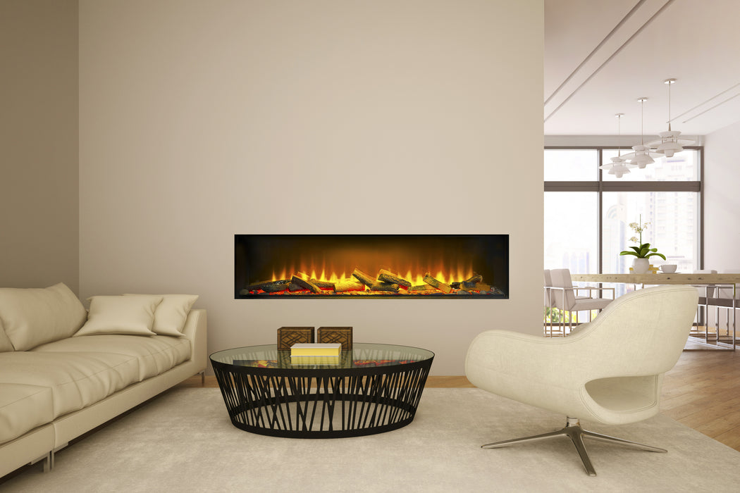 Adam Fire 24958 Acantha Aspire 125 Fully Inset Media Wall Electric Fire