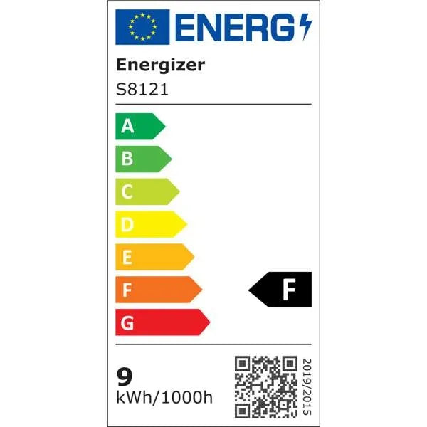 Energizer S8121 LED GLS 9W BC Warm White