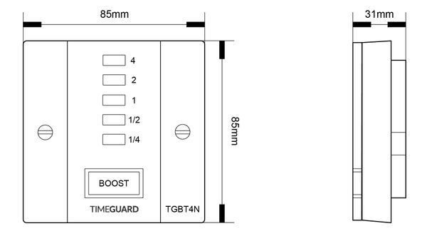 Timeguard TGBT4N Electronic Boost Timer