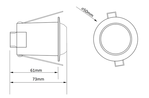 Timeguard STFMMINI Suretime Mini Flush Mount 360 Degree PIR