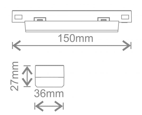 Kosnic BEM03 Push-in Batten EME Modular Emergency Module