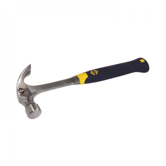 C.K Tools 357001 Claw Hammer Anti-Vibe 1 Piece Forged Steel 16oz