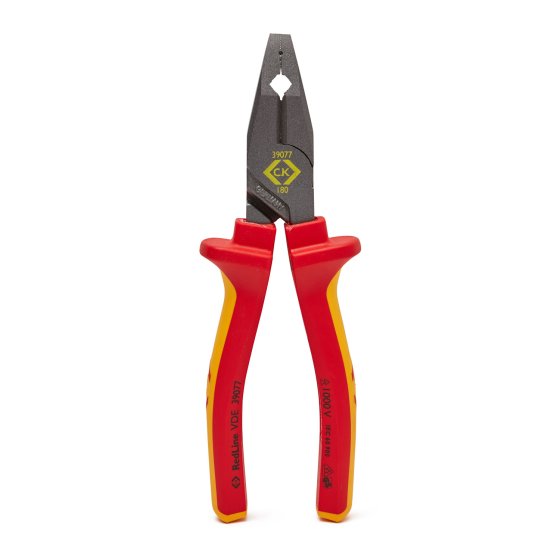 C.K Tools T39077-180 RedLine VDE Electrician's Pliers 180mm