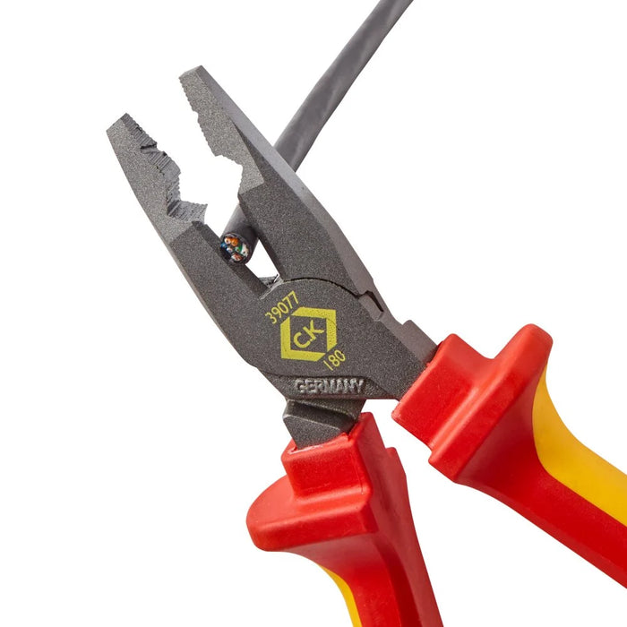 C.K Tools T39077-180 RedLine VDE Electrician's Pliers 180mm