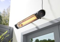 Forum Lighting ZR-32328-BLK Wall Mount Patio Heater 2KW