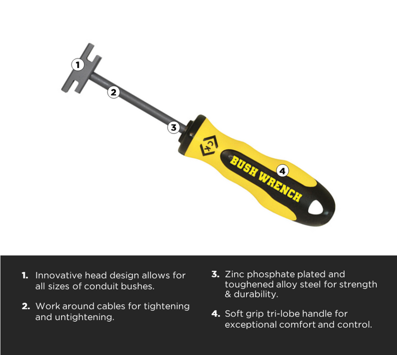 C.K Tools T4755 Conduit Bush Wrench