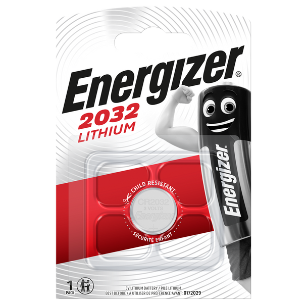 Energizer CR2032 Lithium Coin Cell 1PK