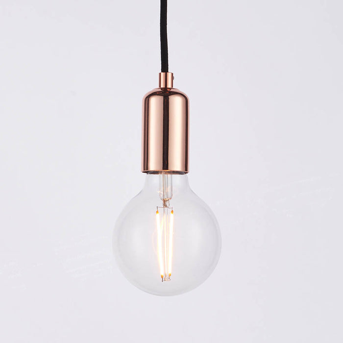 Endon Lighting 76580 Studio Copper 6 Ceiling Pendant Light