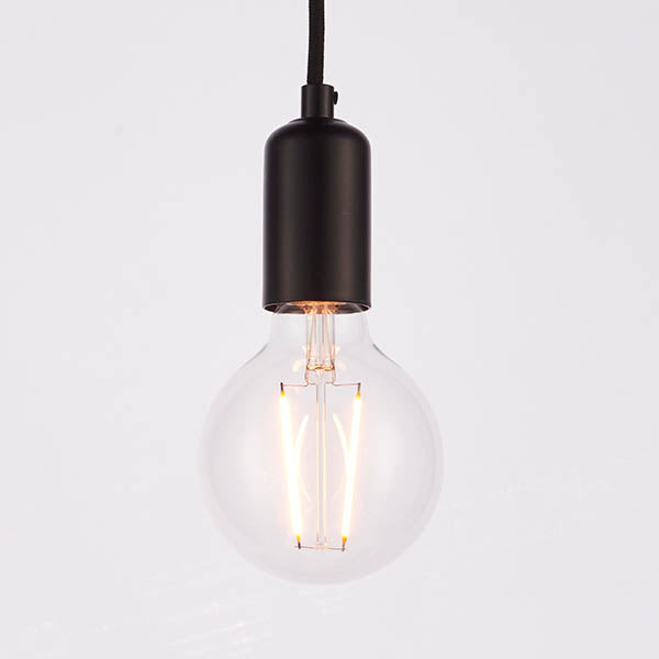 Endon Lighting 76583 Studio Black 6 Ceiling Pendant Light