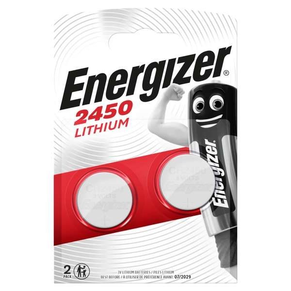 Energizer S9535 CR2450 Lithium Coin Cell 2PK