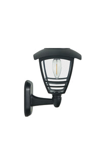 Forum Lighting  ZN-42031 Cadeby Solar LED Wall Lantern 2700K  Black