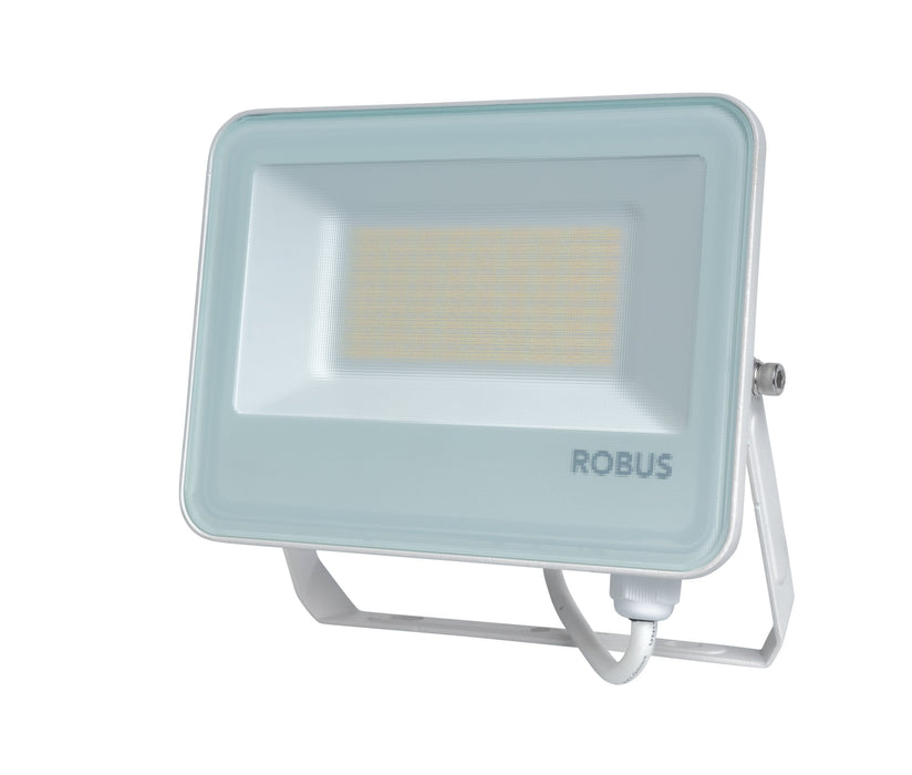 Robus RST3050CCT3-01 SELEST PLUS 30W/50W Floodlight IP65 CCT3 White c/w 1m flex