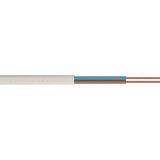 Doncaster Cables 2192Y0.5W010 0.75mm2 2 Core Flat Flexible Cable 10m
