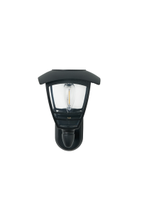 Forum Lighting  ZN-42031 Cadeby Solar LED Wall Lantern 2700K  Black