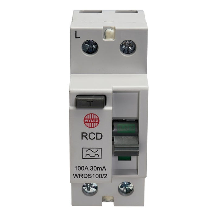 Wylex WRDS100/2 100A 30mA DP Type A RCCB - RCD