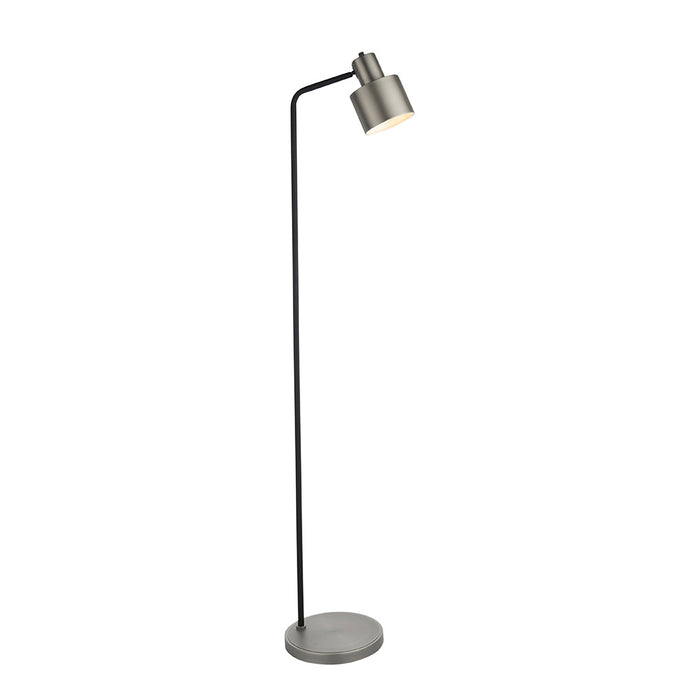 Endon Lighting 95471 Mayfield Task Brushed Silver Floor