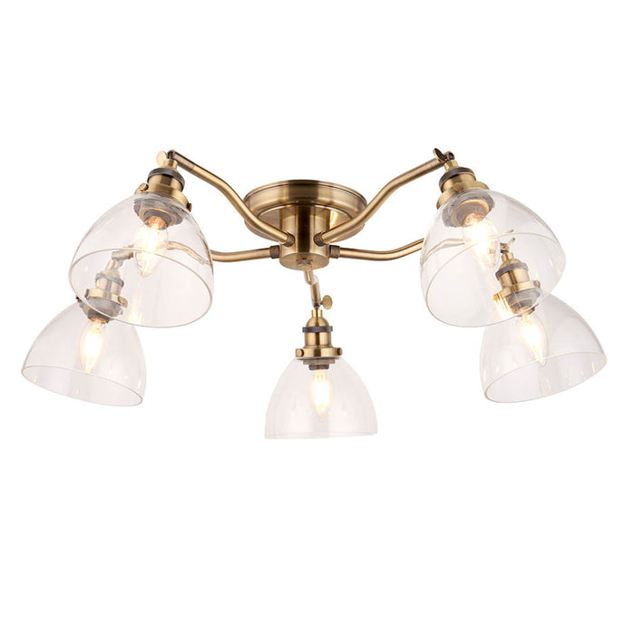 Endon Lighting 97248 Hansen 5lt Semi Flush